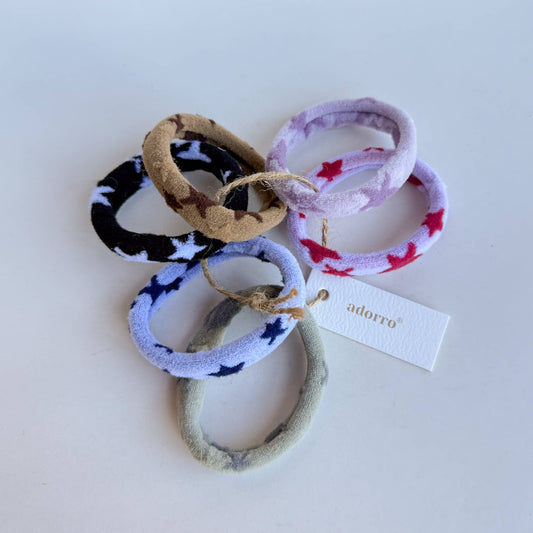 Star Seamless Hair Ties (Set of 6)