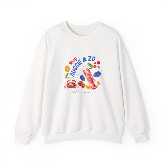 Auggie & Zo Seafood Market Crewneck Sweatshirt