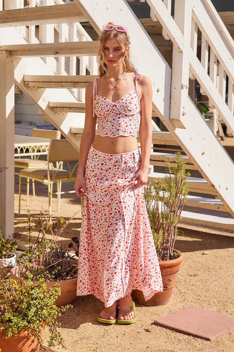 Sally Floral Top
