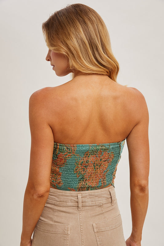 Paisley Bandana Tube Top