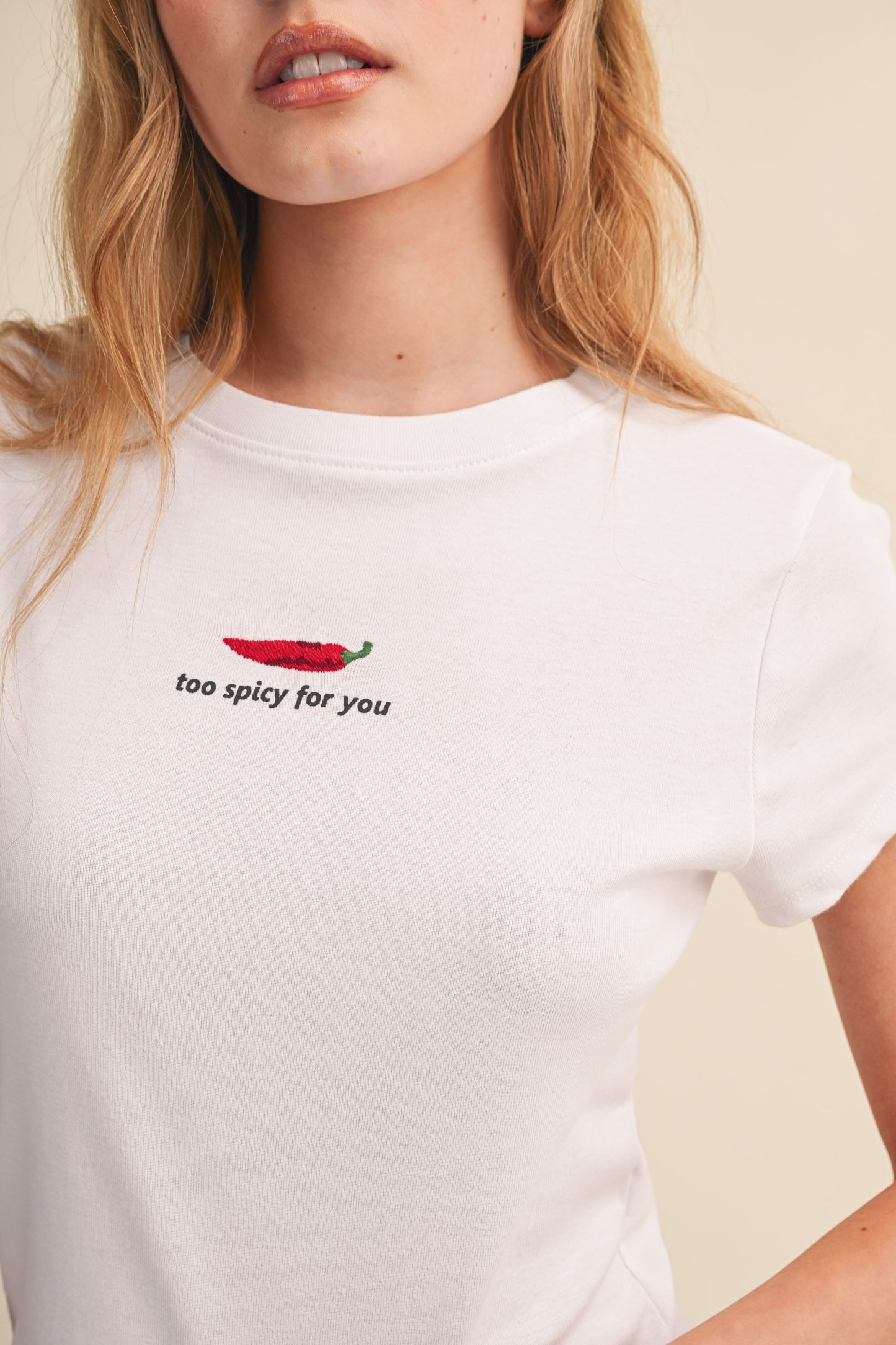 Too Spicy For You Baby Tee