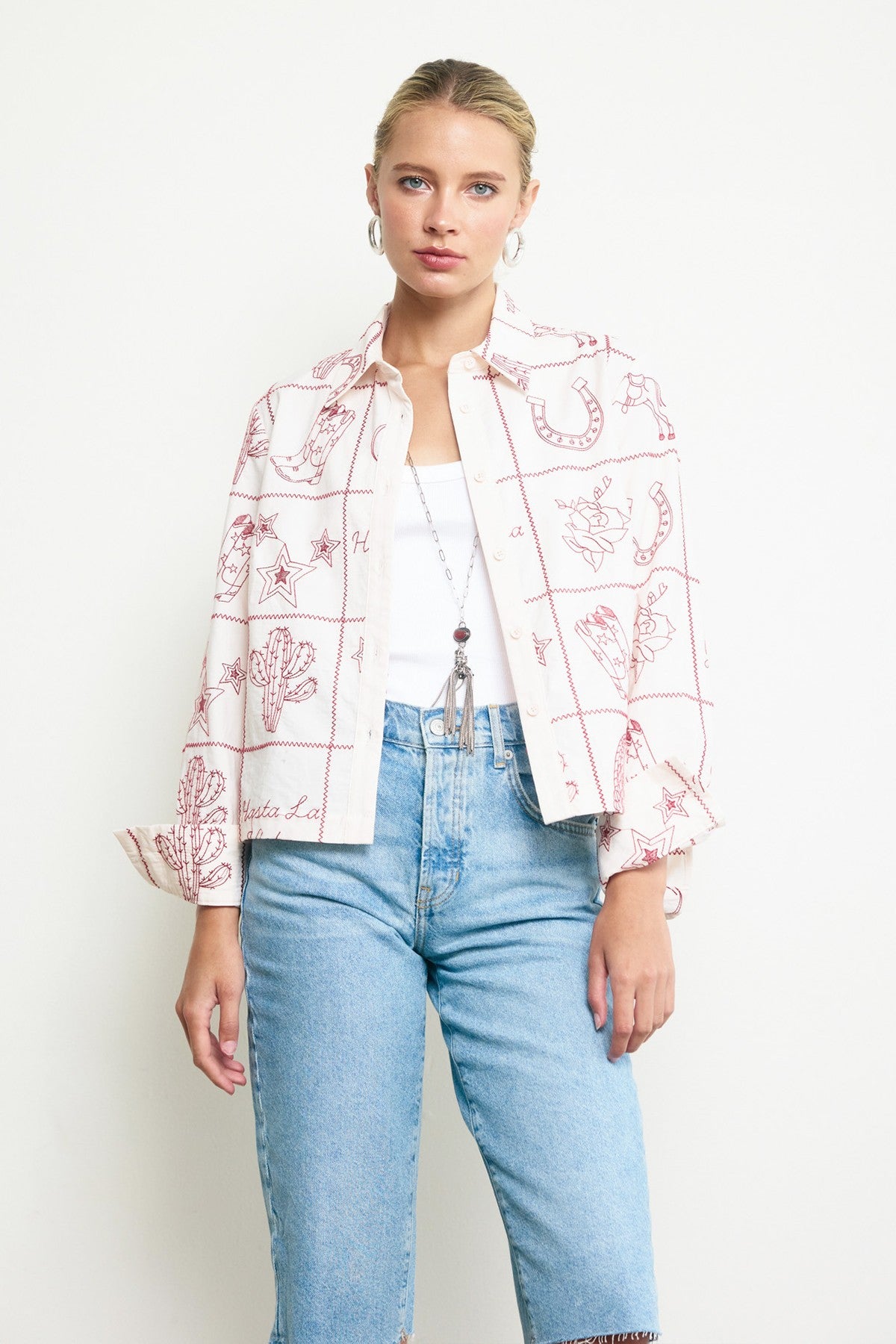 Lou Embroidered Shirt