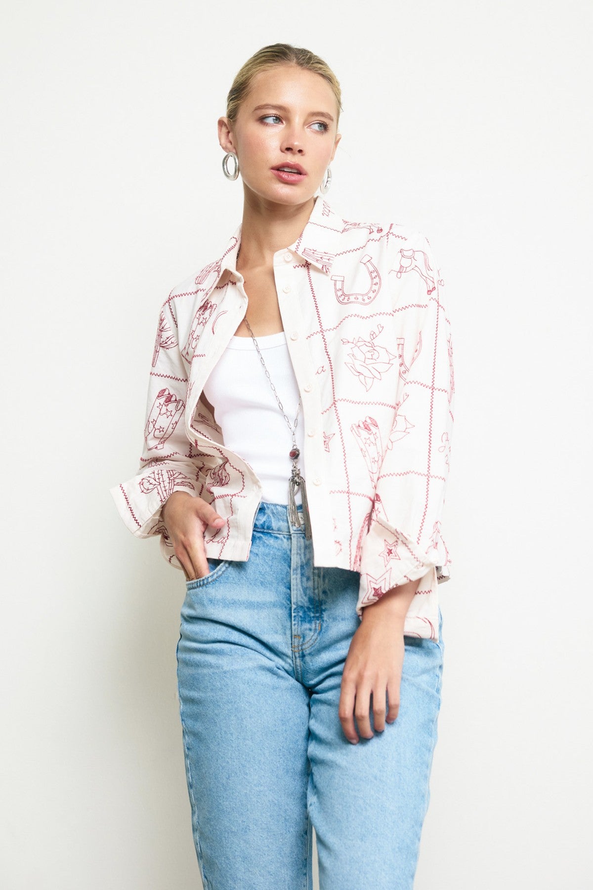 Lou Embroidered Shirt