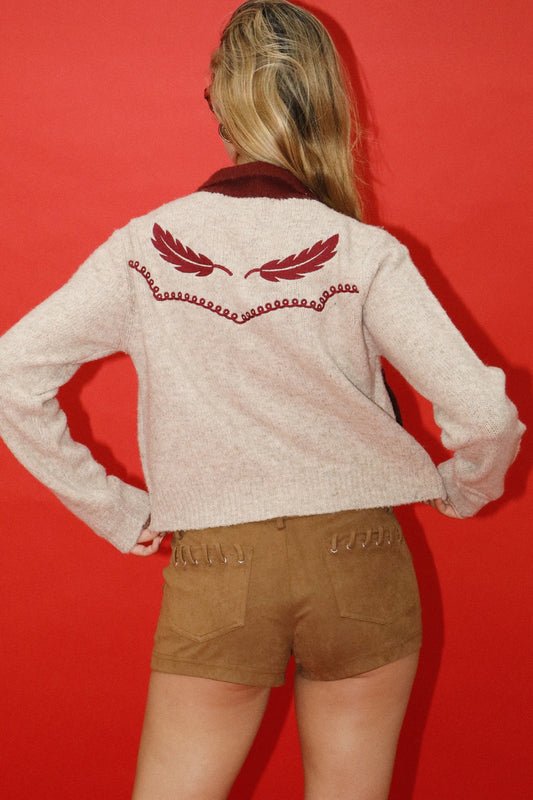 Bella Feathered Cardigan