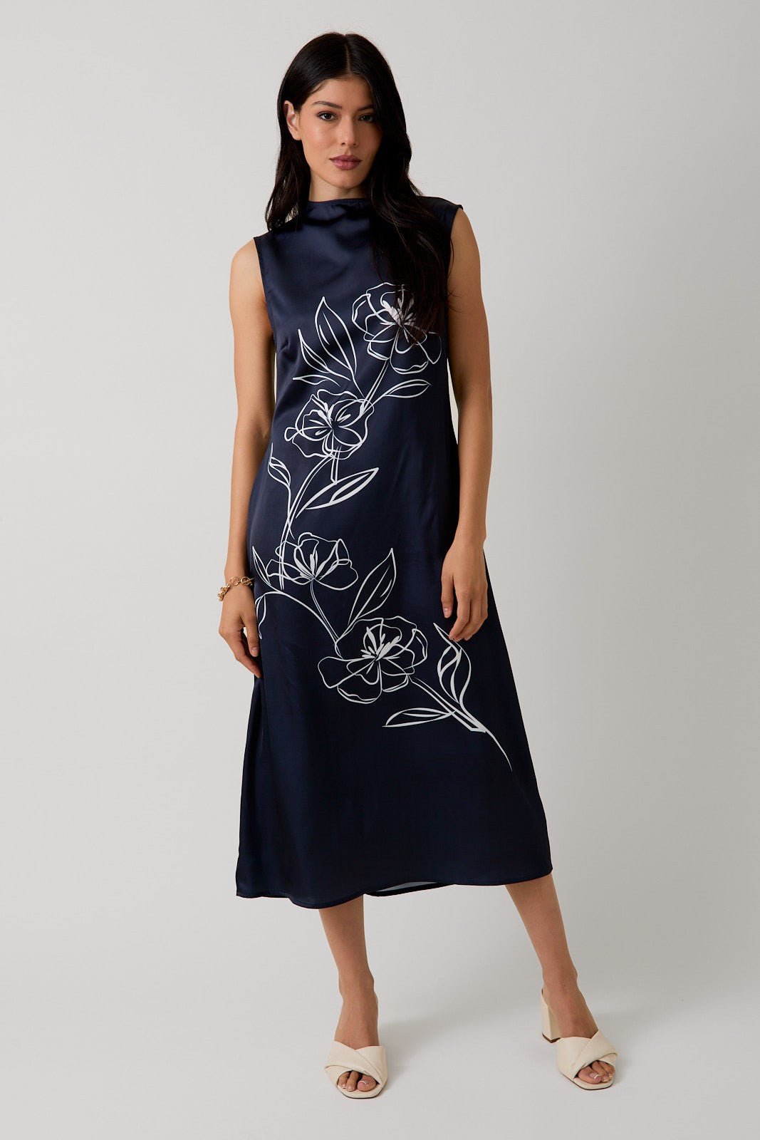 heidi midi dress Heidi Cotton Midi Dress Floral / M
