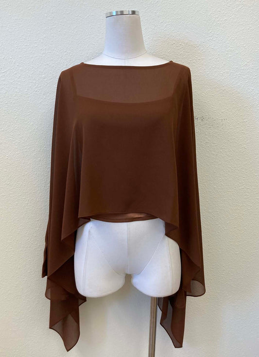Westwood Chiffon Sheer Poncho And Cami Set