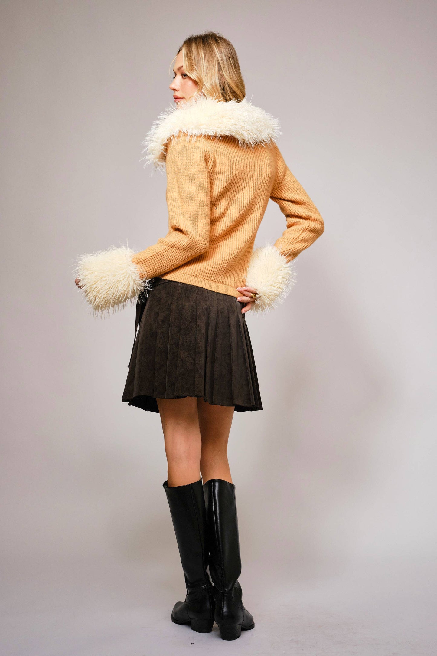 Houston Lace-Up Cardigan