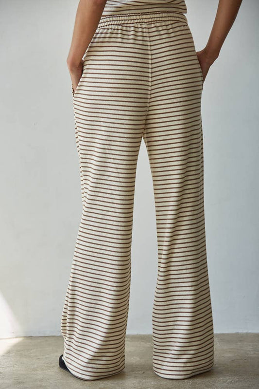 Addison Striped Flare Pants
