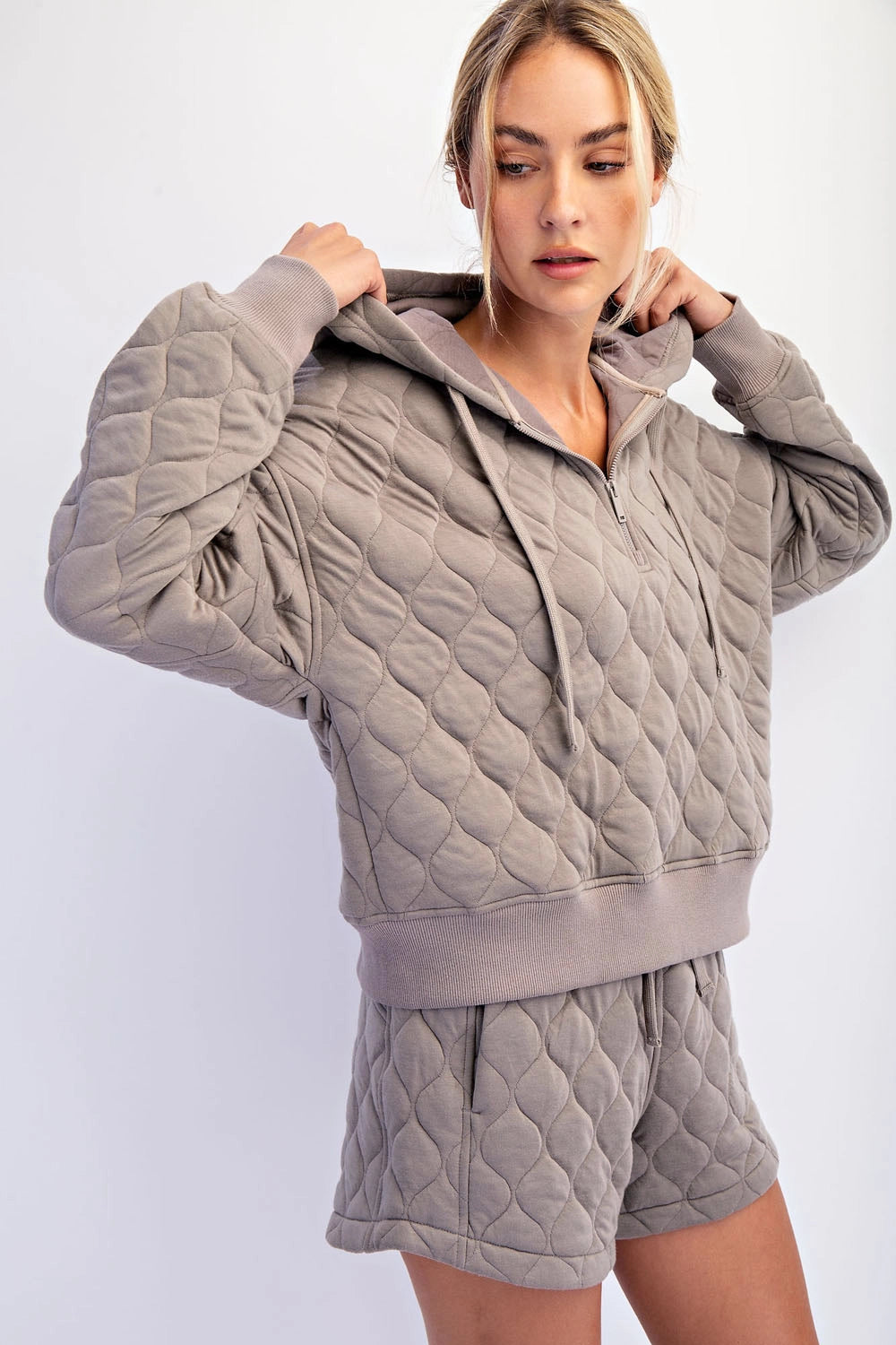 Hayden Quilted Hoodie