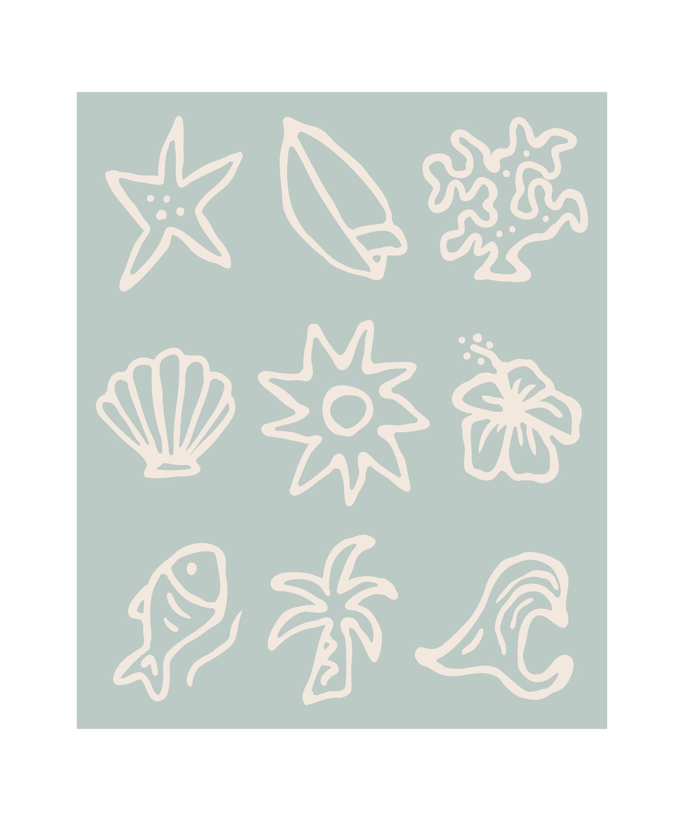 Tide Plush Throw - Seafoam