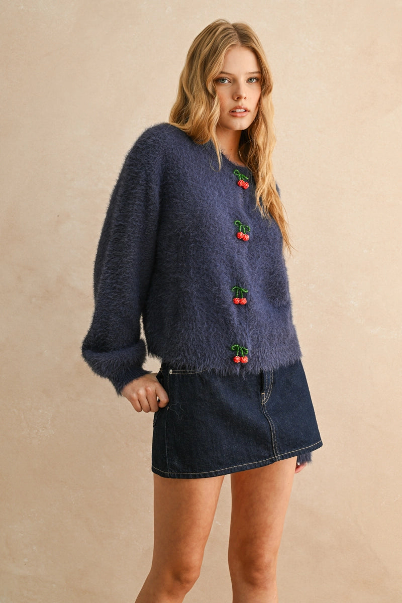 Cherry Baby Cardigan