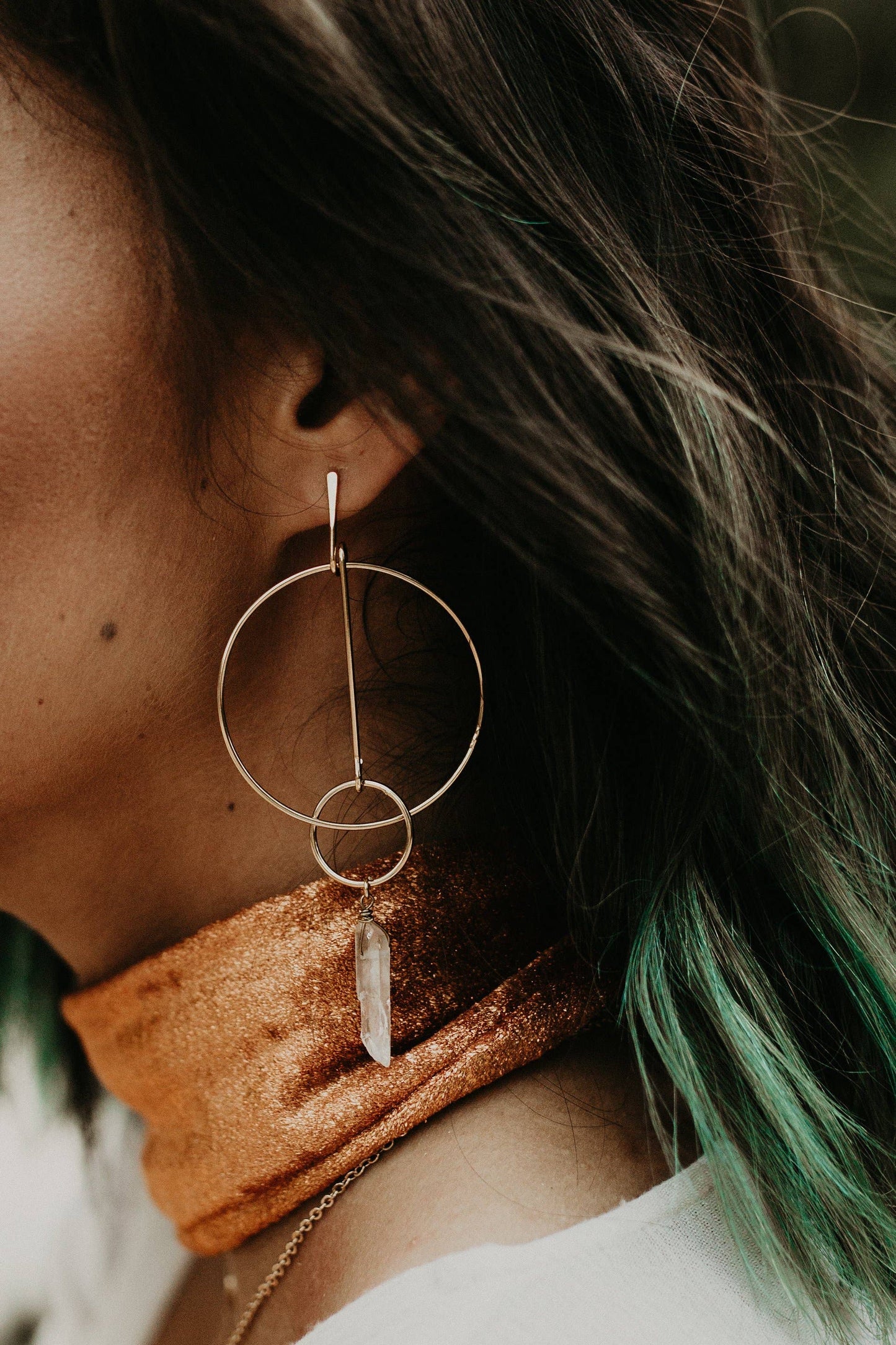 Bloom With Grace Hoop Earrings