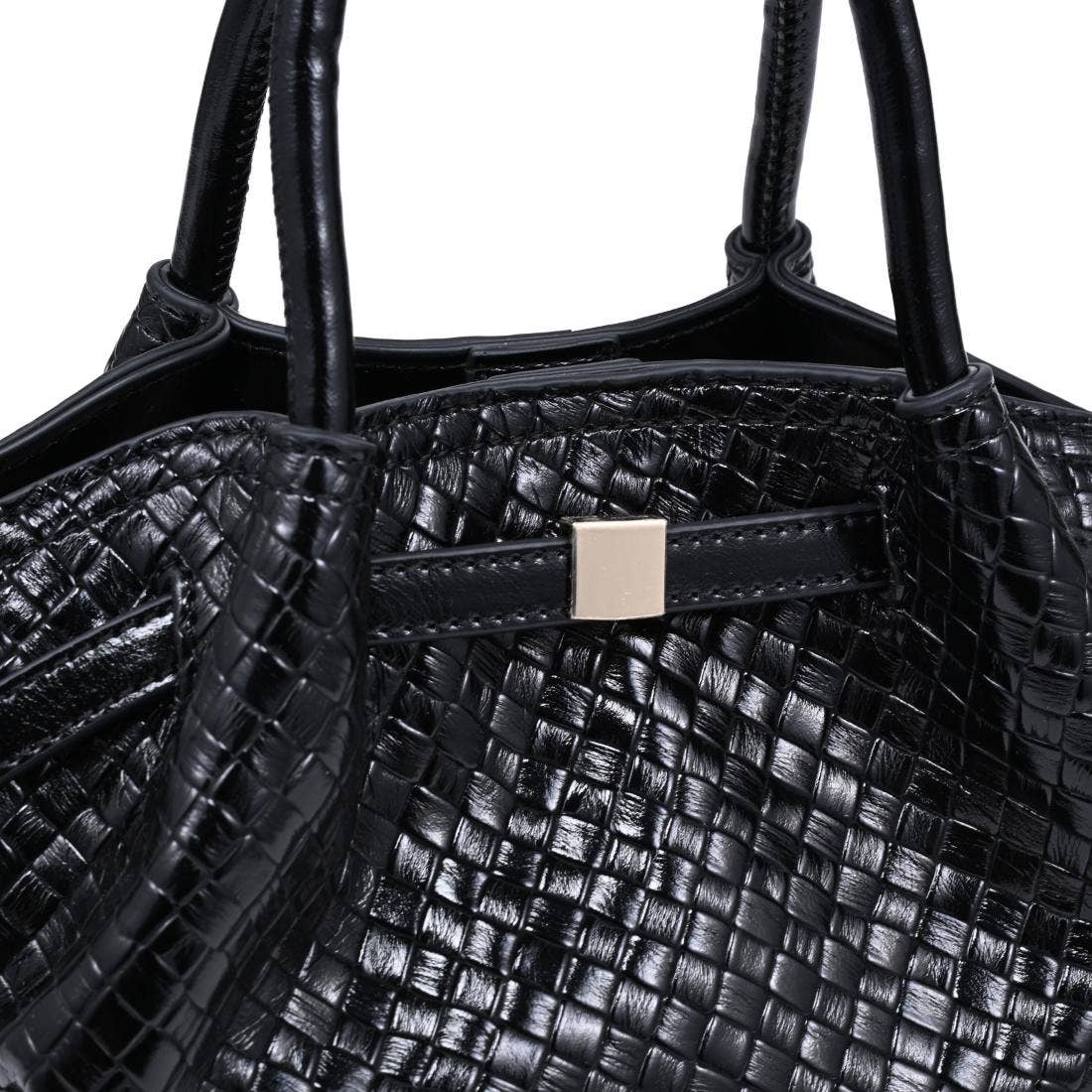 Selena - Embossed Woven Crossbody
