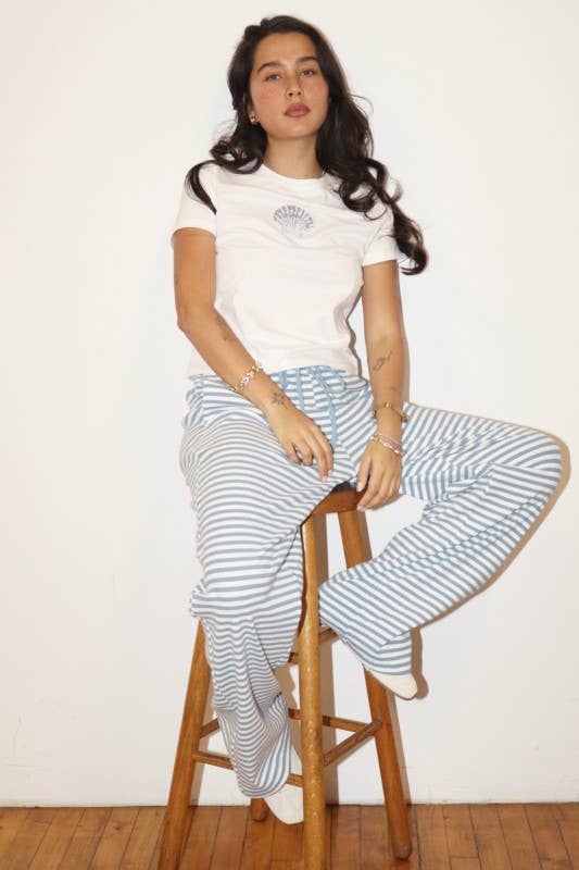 Topsail Seashell Embroidered Tee