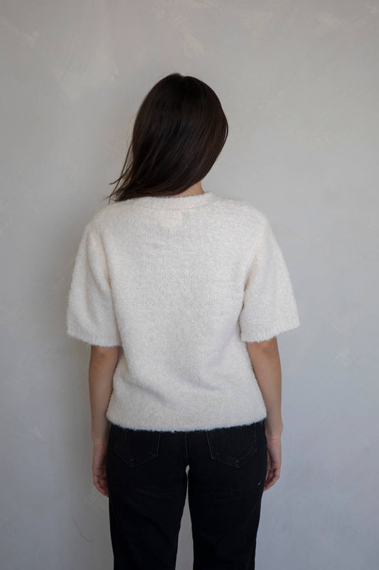 Anita Soft Boucle Pullover Knit Sweater Top