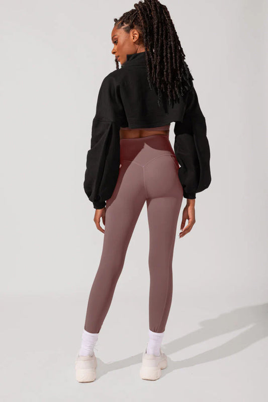 PopFlex Mockneck Shruggie - Black