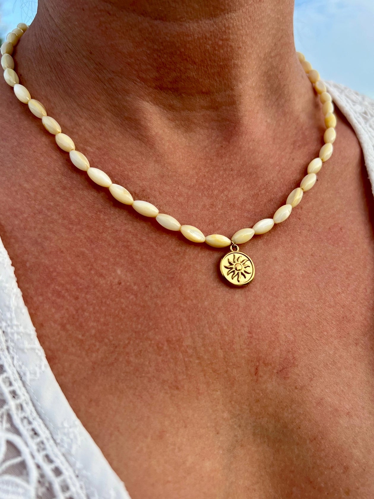 Sunbeam Necklace | Boho Beach Jewelry