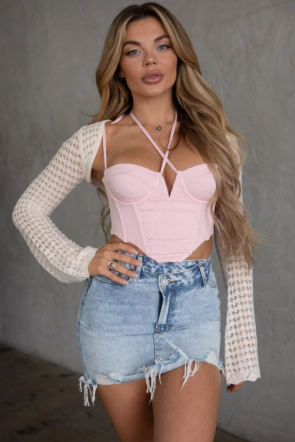 Natasha Knit Bolero Cardigan