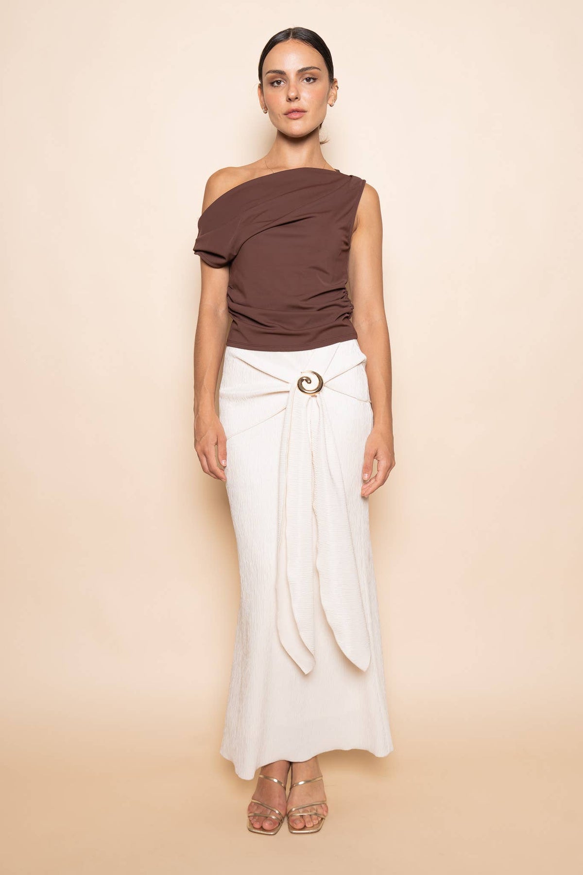 Steph Asymmetrical One-Shoulder Top