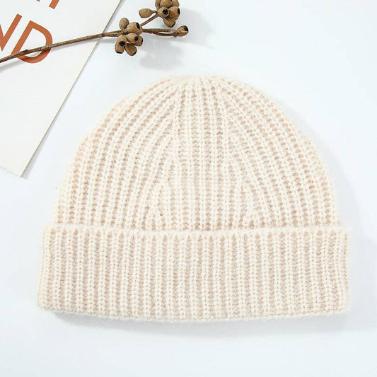Simple Ribbed Knit Beanie