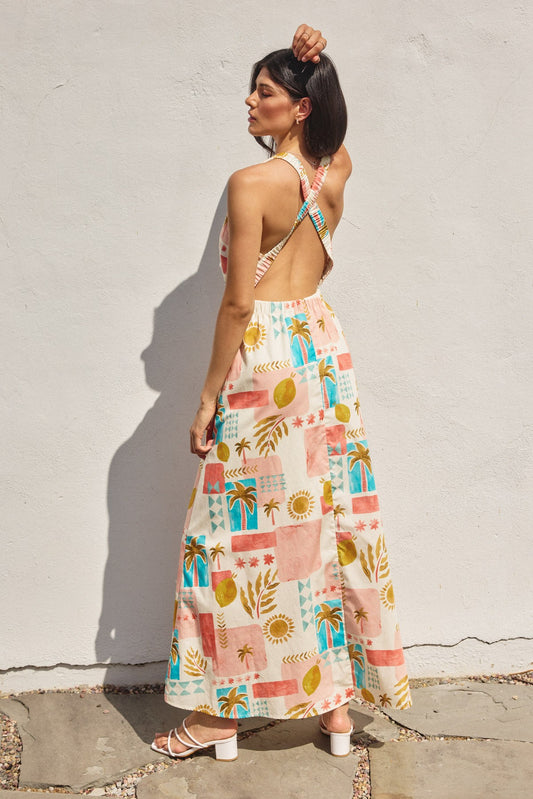 Moroccan Spring Maxi Dress