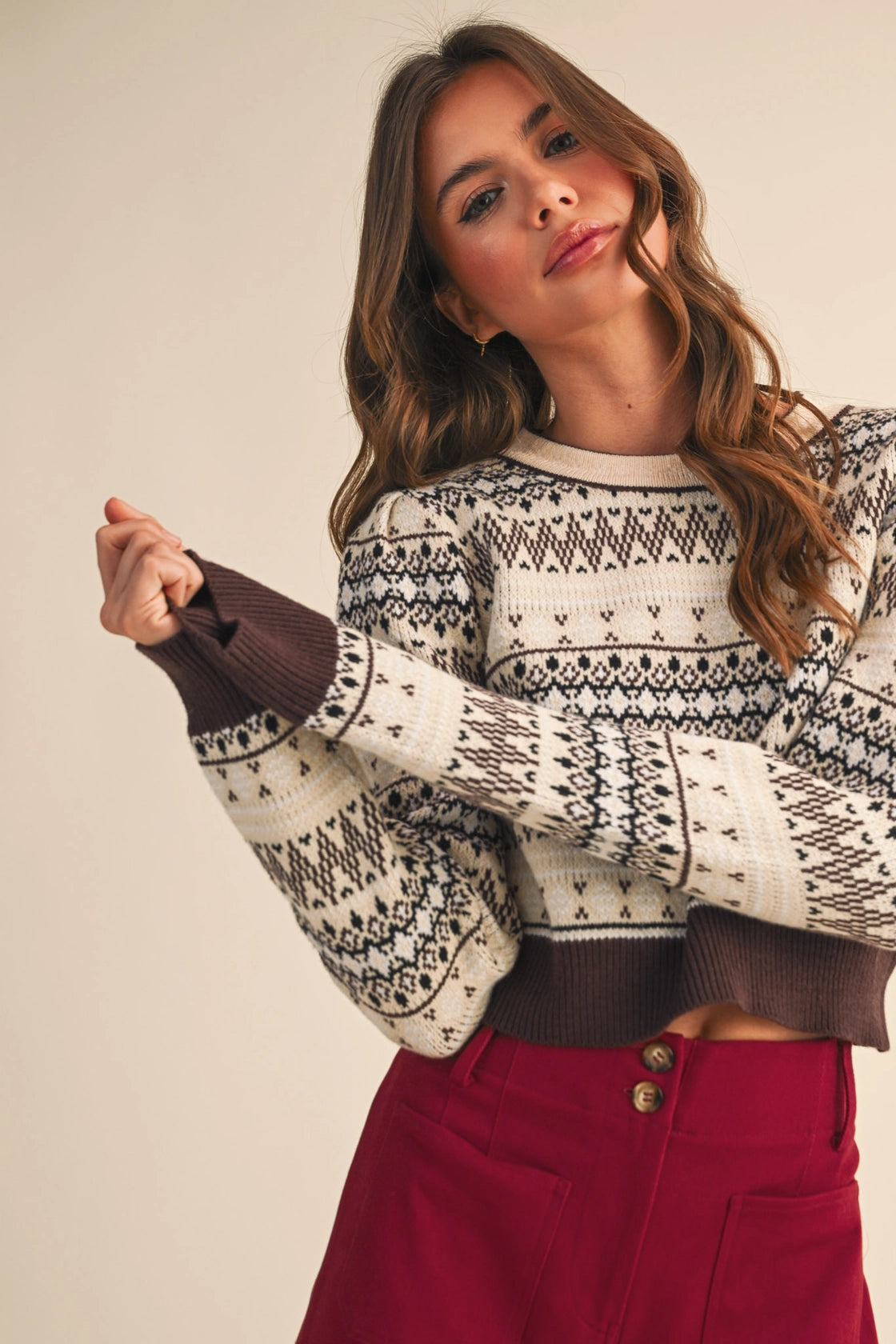Bryce Cropped Sweater