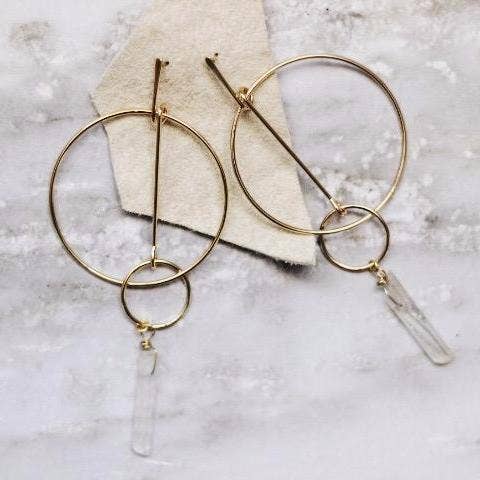 Bloom With Grace Hoop Earrings