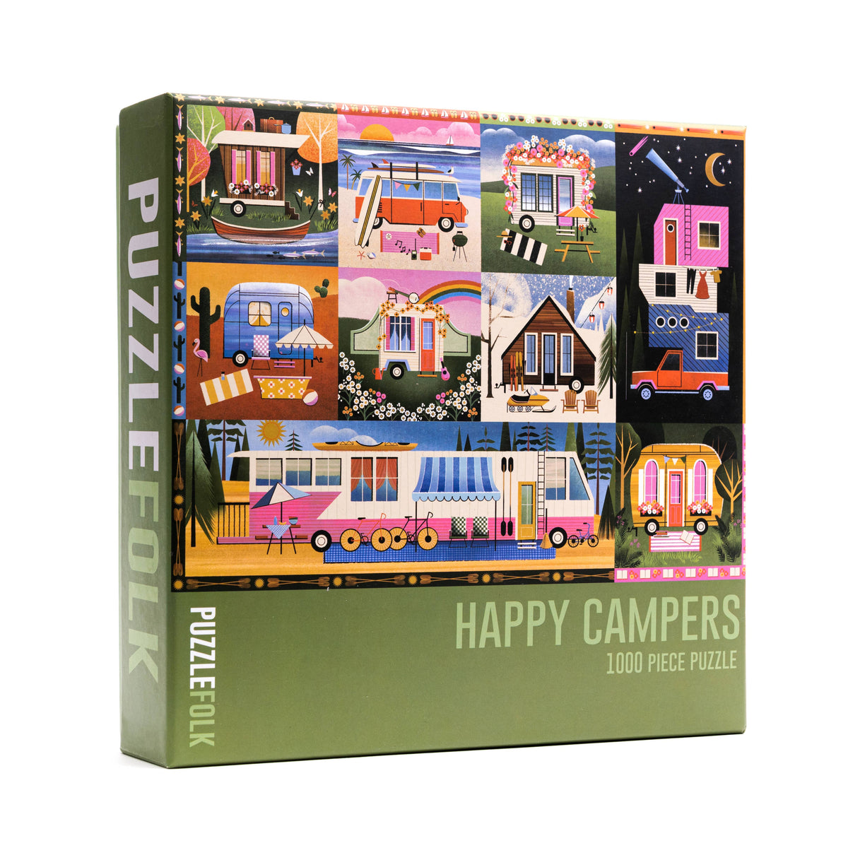 Happy Campers 1,000 Piece Camping Puzzle