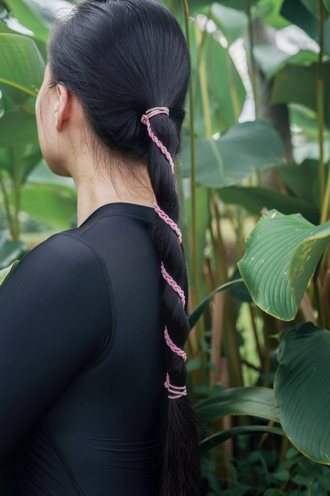 Rip Tie Tangle Free Hair Tie - Coral Crush