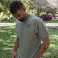 Vintage Wash Cotton Striped Tee