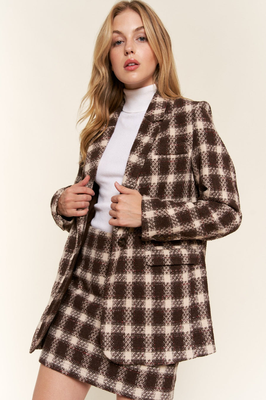 Sabrey Plaid Blazer