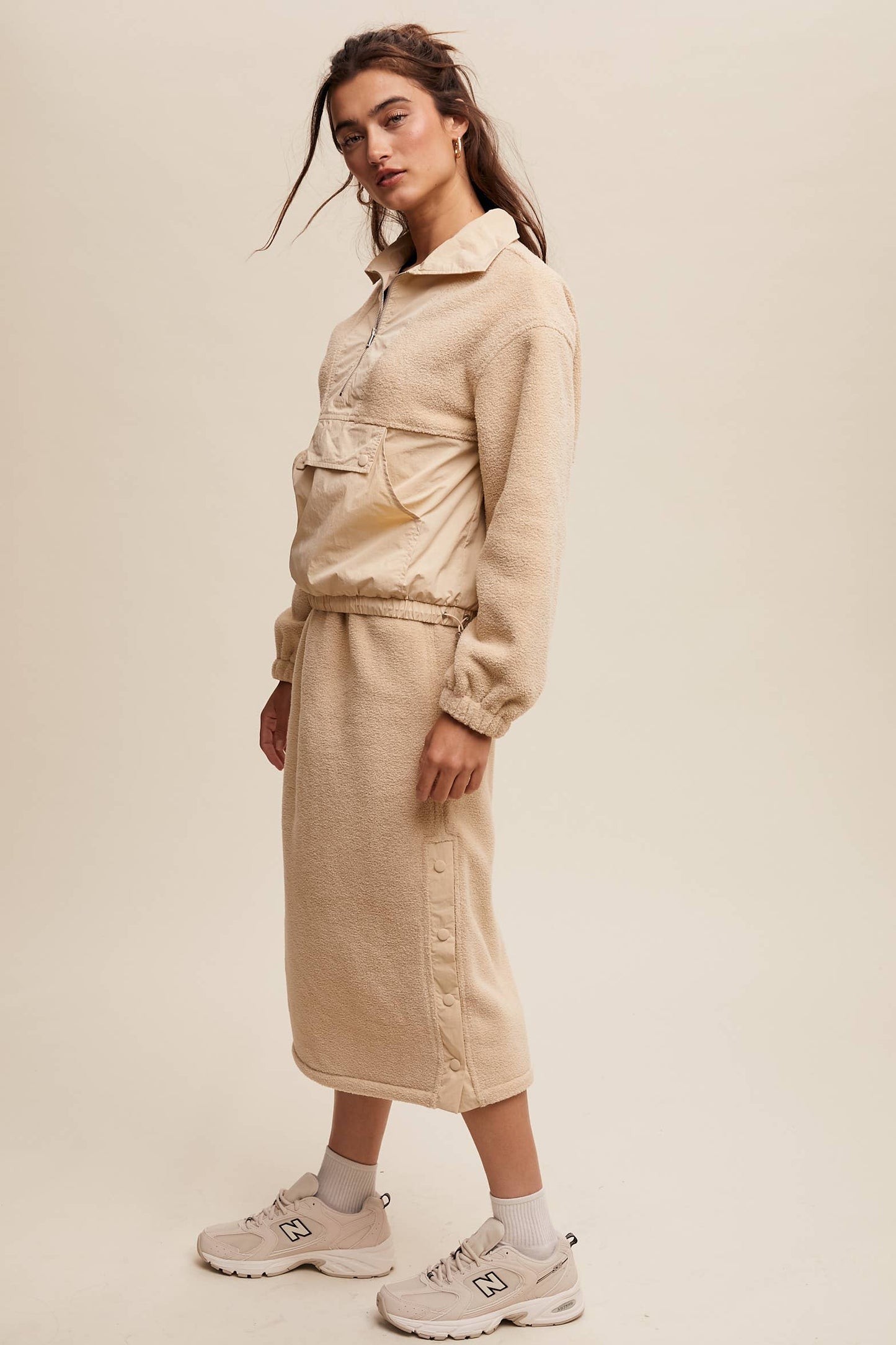 Janie Fleece Pullover Jacket