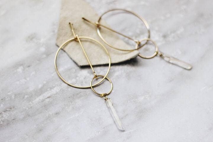 Bloom With Grace Hoop Earrings