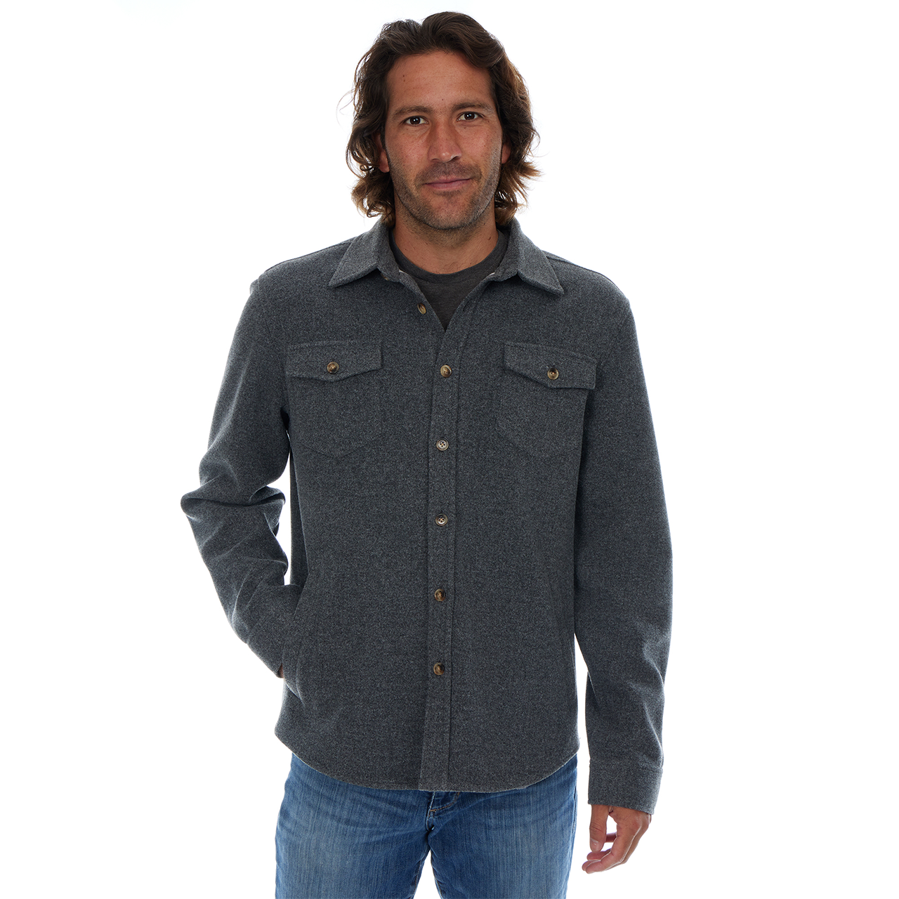 Bentley Heavy Faux Wool Shacket