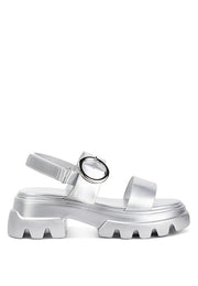 Silas Metallic Chunky Sandals