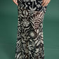 Noir Illusion Mesh Maxi Dress