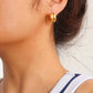 Emma Non-Tarnish Double C-Hoop Earring