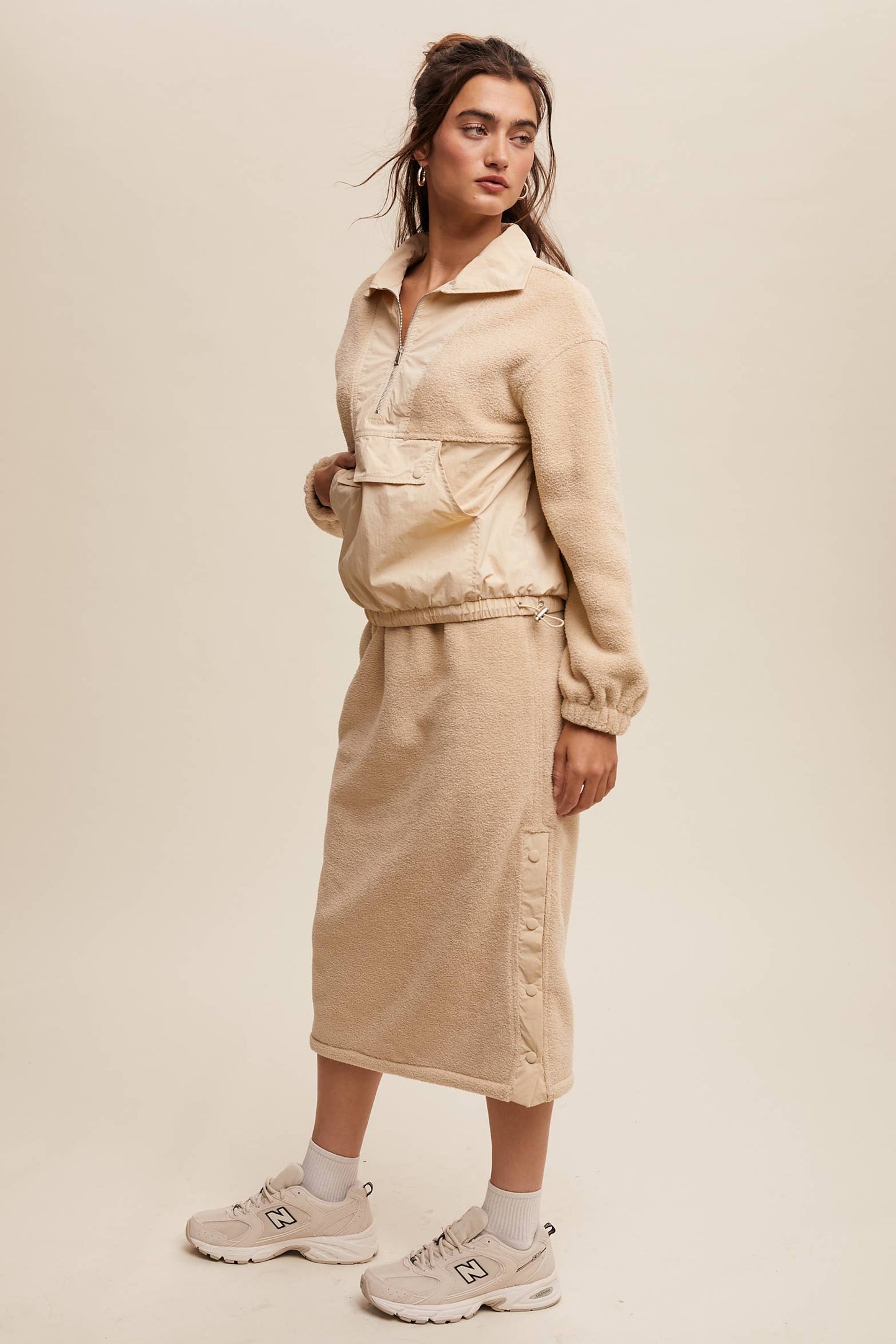 Janie Fleece Pullover Jacket