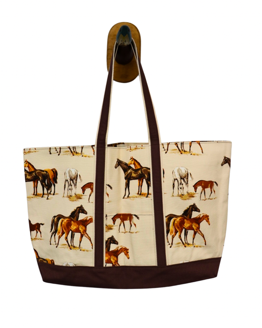 Royal Horse Boat Tote