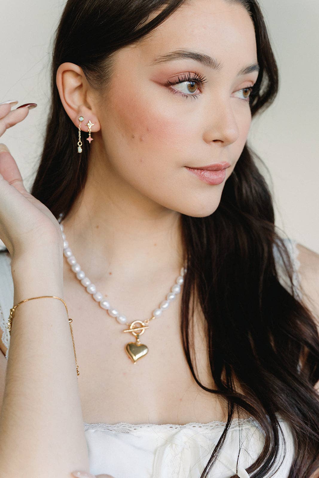 Invisible String Earrings