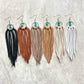 Bozeman Fringe Earrings w/ Turquoise Beads