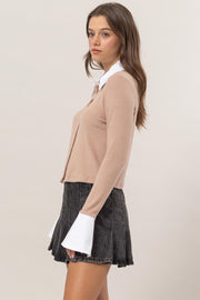 Myers Crop Knit Cardigan