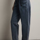 Nomad High Rise Barrel Utility Jeans