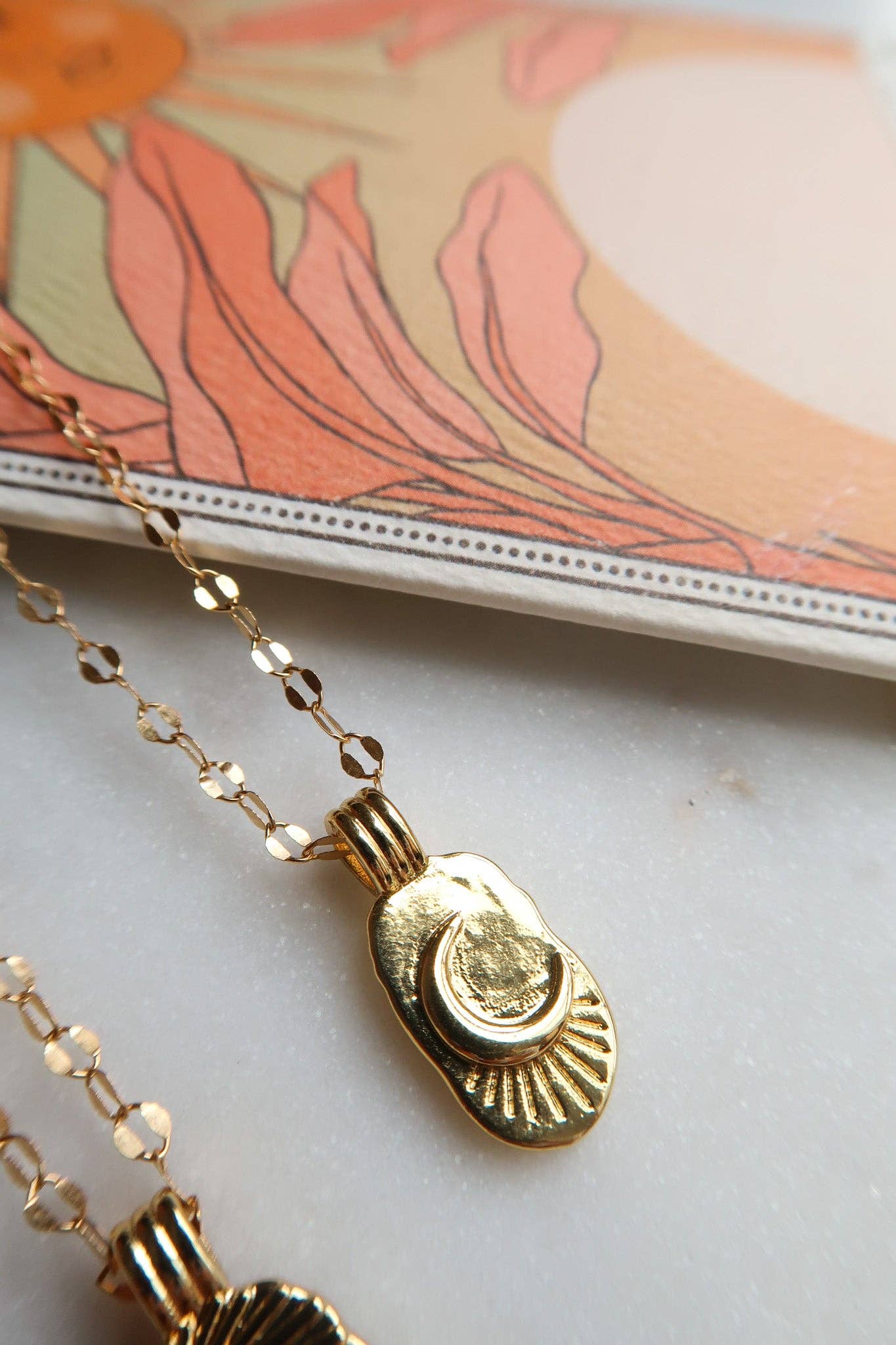 My Other Half Sun & Moon Friendship Necklaces