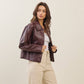 Carmella Vegan Leather Jacket