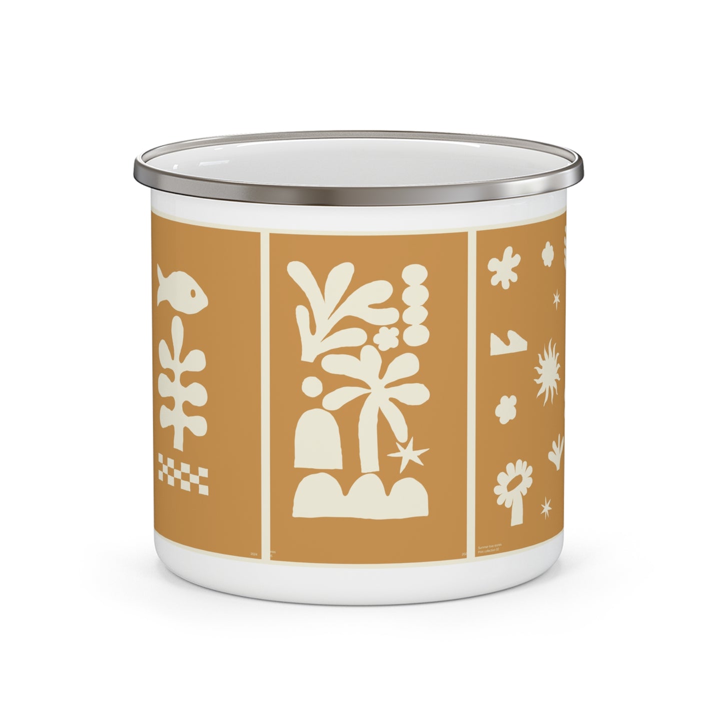 Fish Sticks Collection Enamel Camping Mug