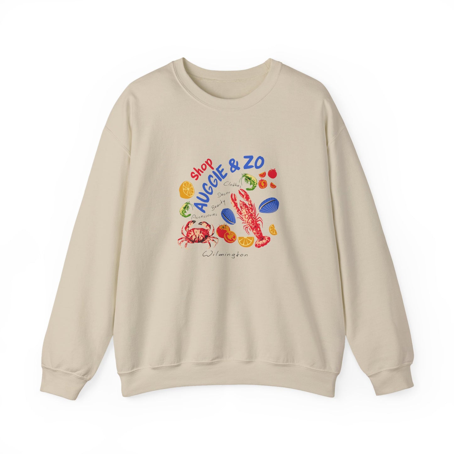 Auggie & Zo Seafood Market Crewneck Sweatshirt