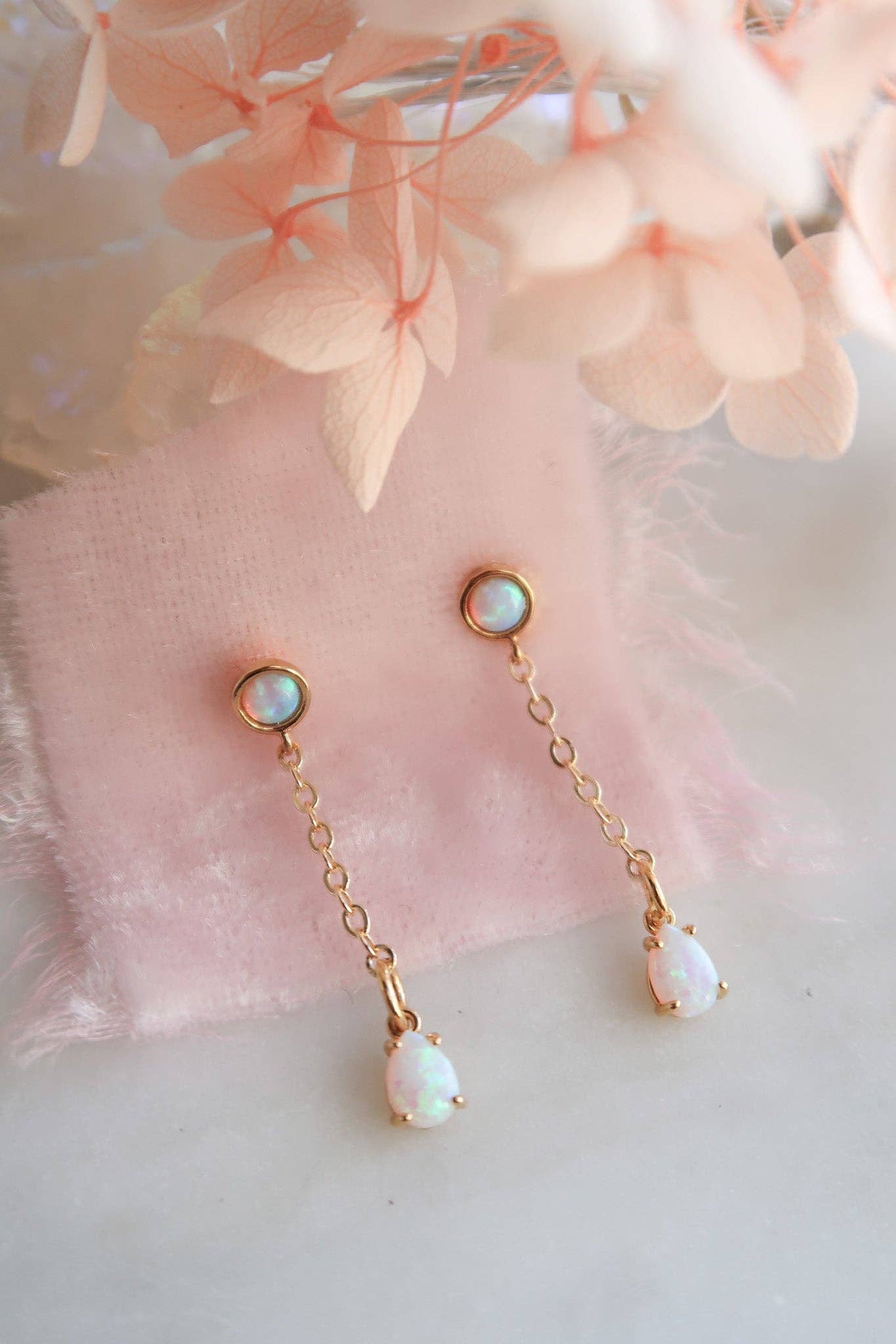 Invisible String Earrings