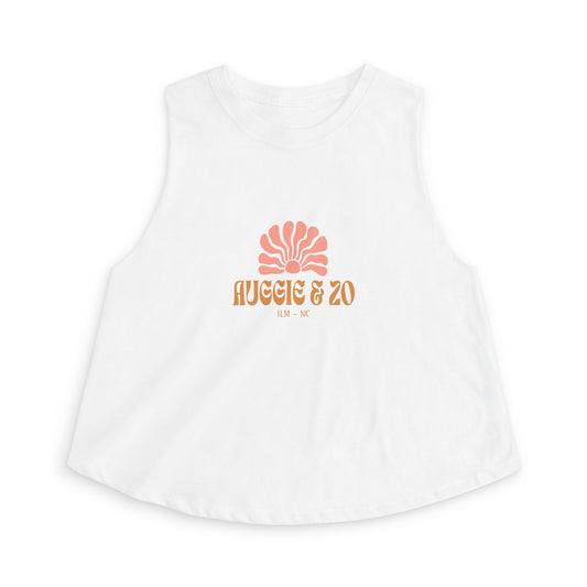 Retro Sun Crop Tank Top