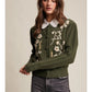 Charming Floral Sweater
